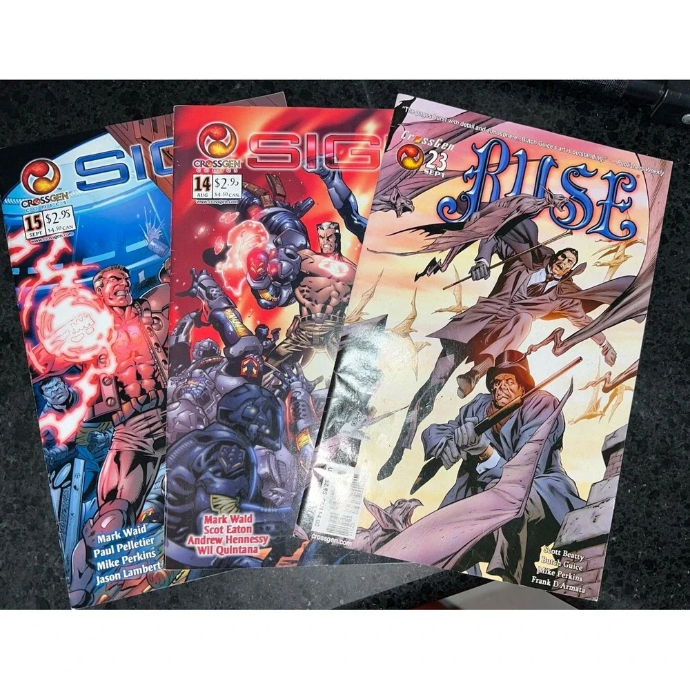 (…2)three issues of the comic book series‎
